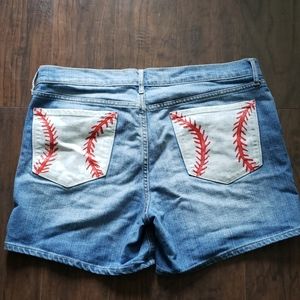 Cute baseball themed shorts